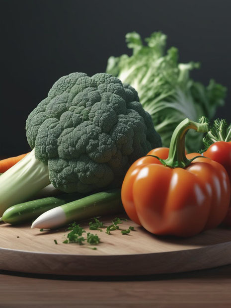 Eine bewusste Ernährung mit vielseitigem, buntem Gemüse fördert die Regeneration und unterstützt die Beweglichkeit effektiv.