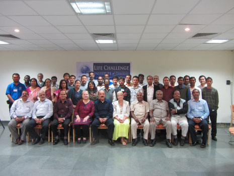 This is the Faith Therapy graduating class in Bangalore India