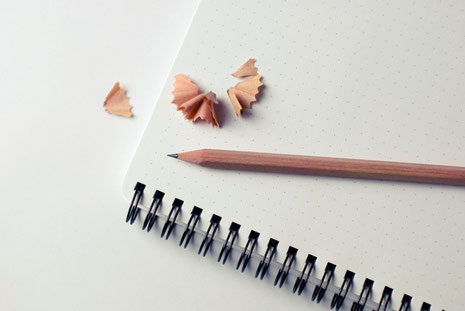 Un carnet et un crayon de papier, un de mes petits bonheurs - toute l'année.