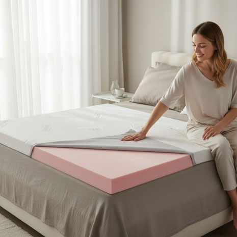 Wer einen Topper kaufen will, findet hier Antworten zu Material, Höhe, Härtegrad und Qualität, auch für Boxspringbetten.