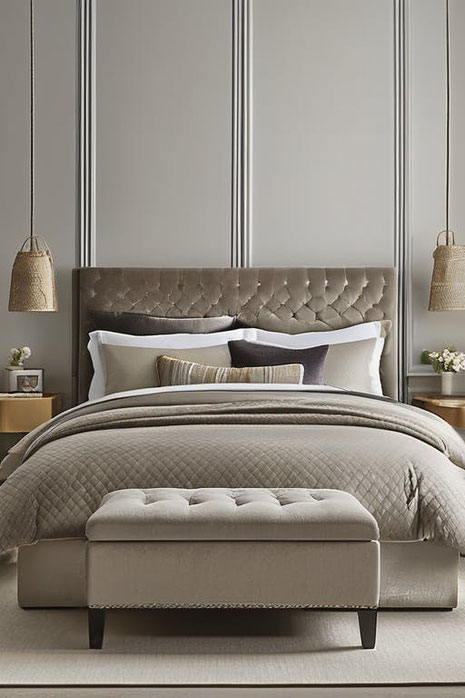 Edle neutrale Farben schaffen im Schlafzimmer zeitlose Eleganz, Ruhe und Weite. Entdecken Sie hochwertige Boxspringbetten für Ihren persönlichen Stil.