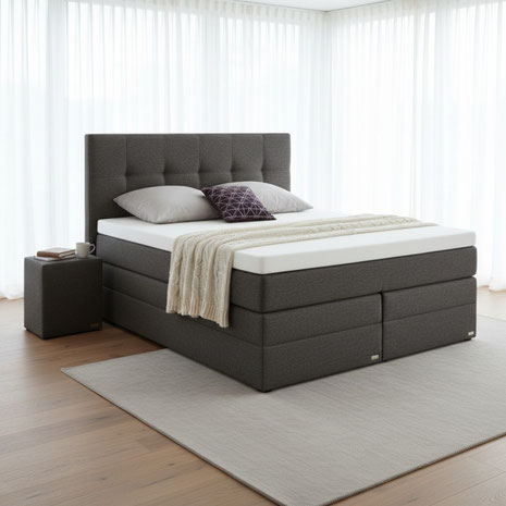 Boxspringbett vs. minimalistisches Bett, der Vergleich zeigt klar, welche Wahl zu Komfort, Raum, Budget, Pflege und Alltag wirklich passt.