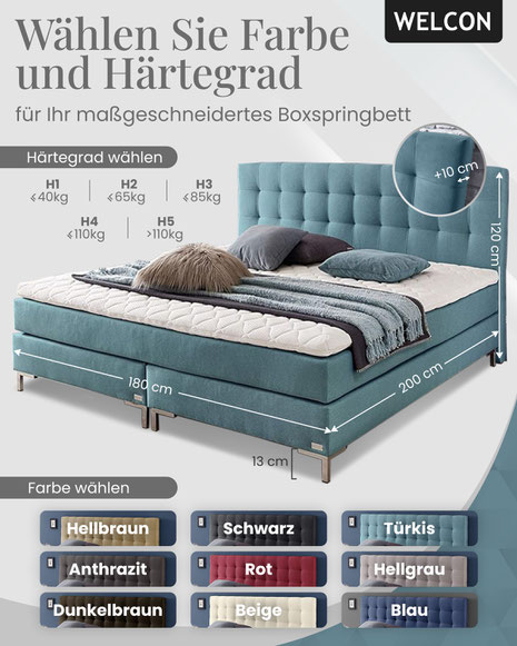 Hochwertige Betten für jeden Anspruch: Entdecken Sie individuelle Designs, geprüfte Materialien und nachhaltige Lösungen bei Boxspringbettenshop24.de.