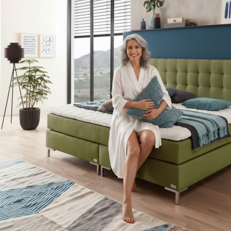 Boxspringbett Preis realistisch einschätzen, Kosten von Einstieg bis Premium verstehen, Preistreiber erkennen und Angebote fair im Preisvergleich bewerten.