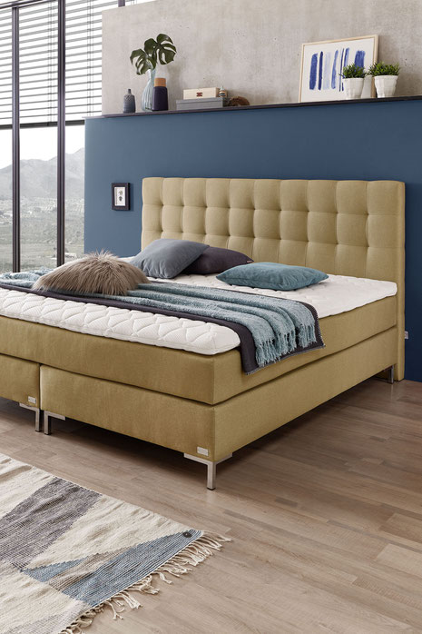 Das Boxspringbett 150x210 bietet viel Komfort für große Menschen und Paare, überzeugt mit individueller Konfiguration und praktischen Extras für erholsamen Schlaf.