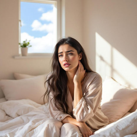Nackenschmerzen am Morgen? Der Beitrag zeigt, ob Bett, Matratze, Kissen oder Schlafposition den Nacken belasten und was sofort hilft.