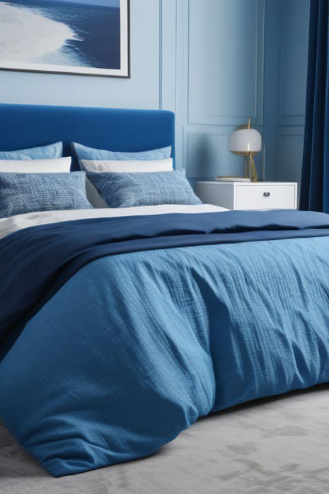 Blau harmoniert im Wohnbereich, sorgt für Ruhe und Klarheit. Inspirationen und Tipps für stilvolles Wohnen und Dekorieren mit der Farbe Blau entdecken.
