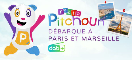 Radio Pitchoun, Radio Pitchoun en DAB+ à Paris et Marseille, mon dabplus, mondabplus