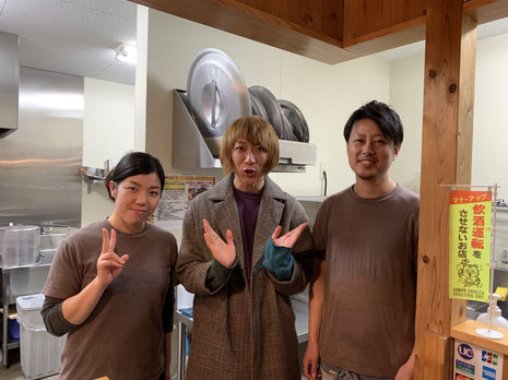 ひなたさんご来店 長岡の博多らーめん店