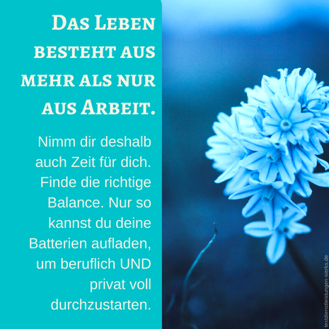 Das Leben besteht aus mehr als nur aus Arbeit. Gönn dir mal 'ne Pause. Nur so kannst du neue Energie tanken. Texterin und Glücks-Trainerin Sabrina Sierks über Konzentration und Pausen.