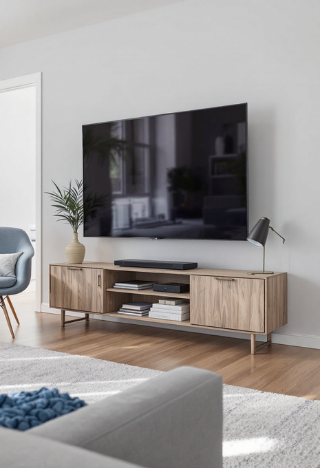 Entdecken Sie das Lowboard als vielseitigen Allrounder: modernes Design, viel Stauraum und flexibel einsetzbar für stilvolle, funktionale Wohnräume.