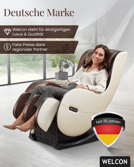 Massagesessel im Showroom in 31180 Giesen bei Hildesheim testen, Passform prüfen, zentral für Hannover, Wolfsburg, Braunschweig, Göttingen, Termin buchen.