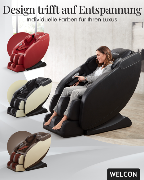 Suchen Sie den idealen Massagesessel für Ihr Zuhause? Unsere Massagesessel Empfehlung 2024 von WELCON bietet detaillierte Kaufberatung, technische Insights und gesundheitliche Vorteile. Finden Sie jetzt den perfekten Sessel für Ihr Wohlbefinden!