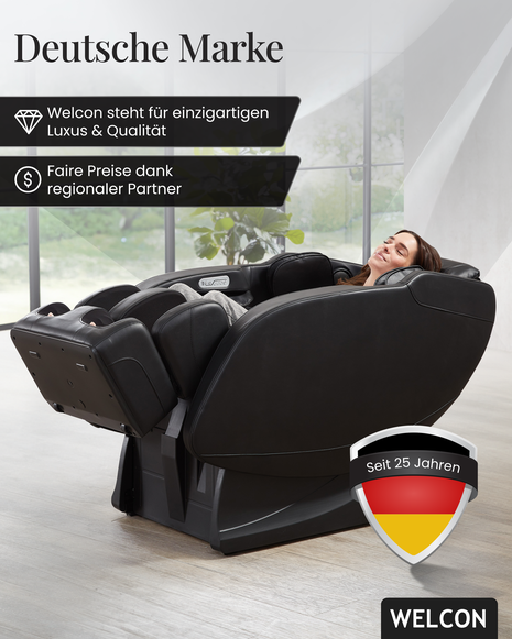 Ein Massagesessel günstig bei Welcon bietet eine ausgezeichnete Kombination aus Qualität, Komfort und Auswahl zu erschwinglichen Preisen. Die vielfältigen Massagefunktionen, langlebigen Materialien und die einfache Bedienung sorgen für spürbare Entspannun