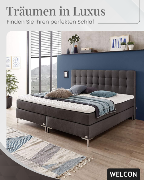 Finden Sie das perfekte Boxspringbett mit unserem umfassenden Ratgeber. Erfahren Sie alles über die Vorteile, Qualitätsmaterialien, orthopädische Aspekte und erhalten Sie wertvolle Tipps für den Kauf und die Pflege Ihres Boxspringbetts.