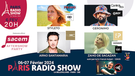 Le "Sacem Afterparty Showcase" en partenariat avec la Sacem.