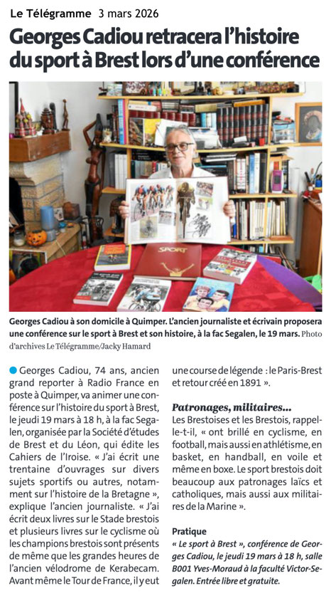 Le Télégramme, 3 mars 2026