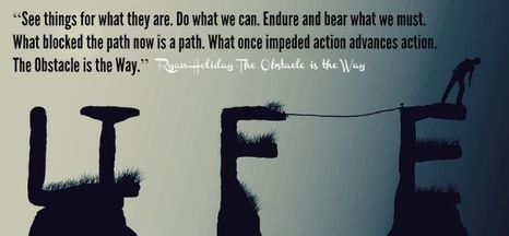 Quote by Ryan Holiday - The Obstacle is the Way