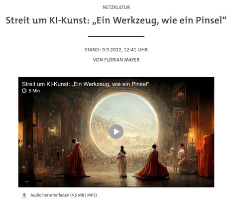 Screenshot der SWR-Website mit der Abbildung des Siegerbildes.