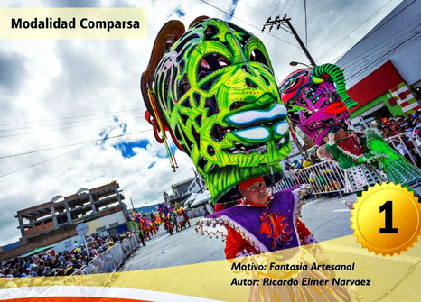 Comparsa Ganadora Carnavales de Negros y Blancos año 2015 - Pasto