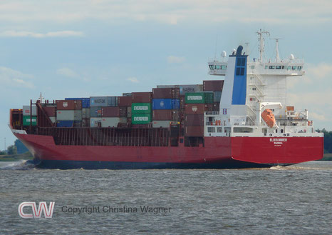 Containerschiff ELBSUMMER, IMO 9386718, Elbdeich Reederei