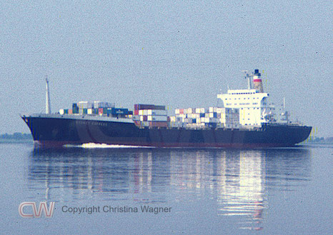 Containerschiff Sydney Express der Hapag-Lloyd AG, IMO: 7011137