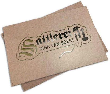 Partielle UV-Lackierung auf Kraftpapier