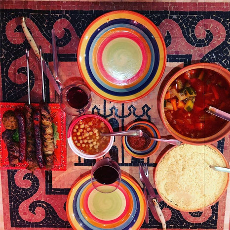 repas tunisien au princes des sables à Rouen