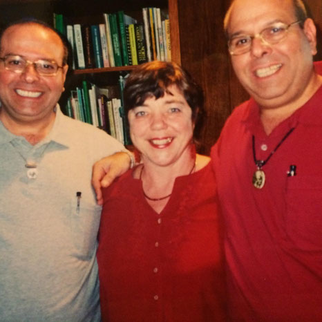 Ursula with Sohrab and Rustom Irani