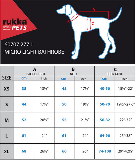 Rukka Pets Hundebademantel