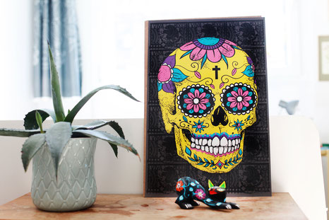 mexican-sugarskull-poster-calavera-print-mexicanart