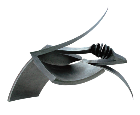 hitschold-koenigin-skulptur-stahl-metall-abstrakt-raumlinear