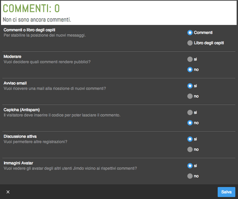 Commenti moderare blog