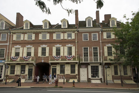 Franklin Court - Postamt ohne Nationalflagge