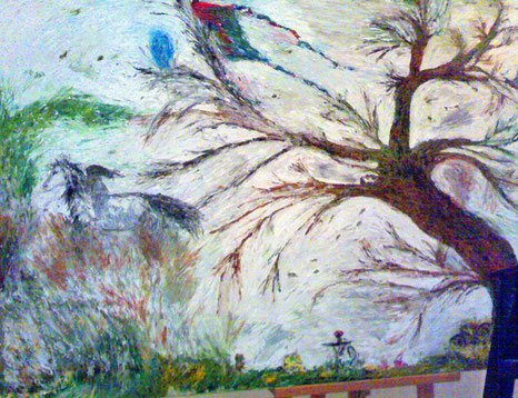 L'ALBERO DI MIA VITA - 2009 olio su tela 100 x 120