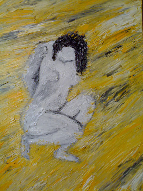 LA SOSTANZA DELL'INFINITO - 2008 olio su tela 35 x 45