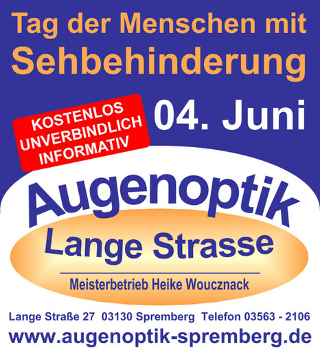 Der Tag der Menschen mit Sehbehinderung 2015 in Spremberg