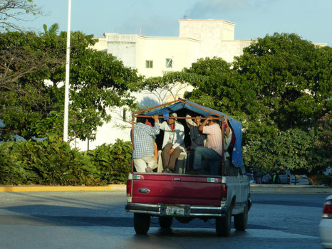 Fahrgemeinschaft in Cancún