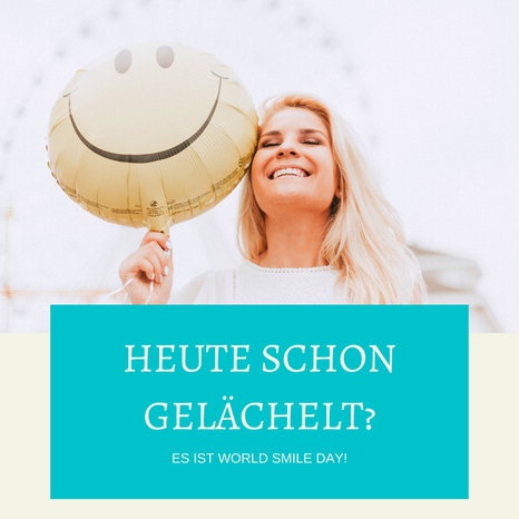 Heute ist world smile day! Wieso lachen glücklich macht. - Ein Artikel von Glücks-Coach Sabrina Sierks