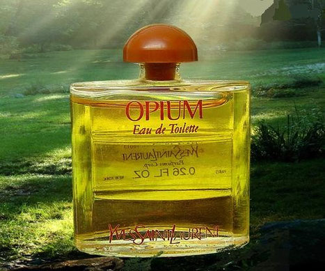 OPIUM - EAU DE TOILETTE 7,5 ML - PRESENTEE SEULE, AVEC BOUCHON PLASTIQUE MARRON