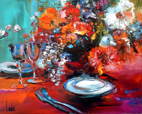 "Table 6" - 50x61 - vendue