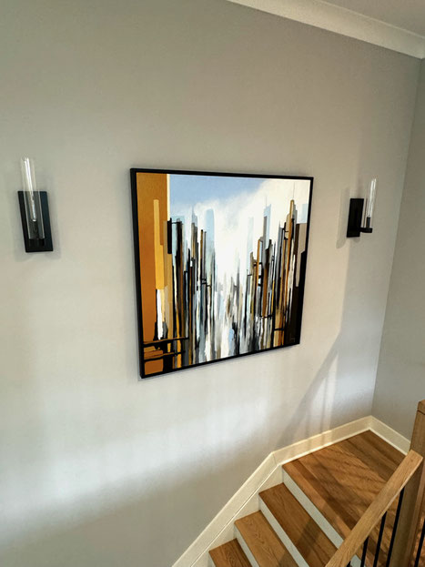 Sunshower, 54" x 54", private collection, New York