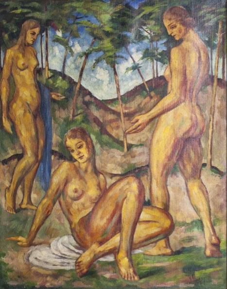 Adolf Schlawing (1888-1957) (100 x 80cm)