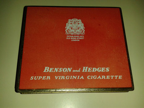 Benson and Hedges super Virginia cigarette