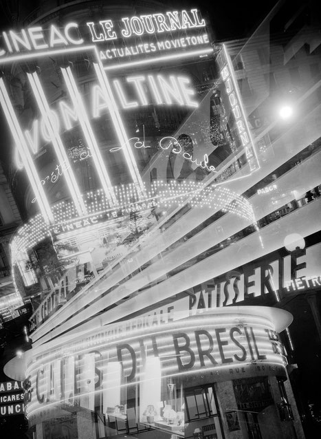 François Kollar, enseignes lumineuses, photographie