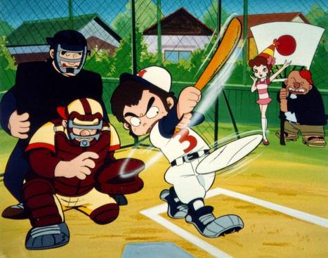 "Ippatsu Kanta-Kun” tradotto in Italia come “Il fichissimo del baseball”