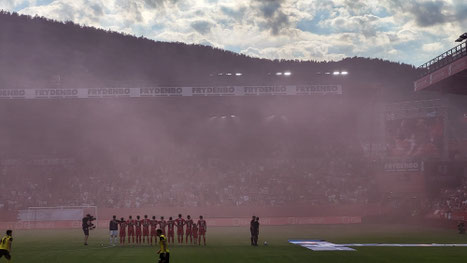 Fußballspiel von Brann Bergen