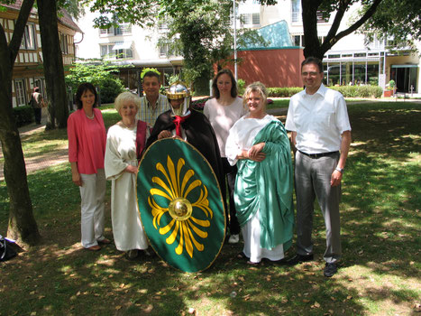 Das Team der Stadt Schwäbisch Gmünd und die Limes-Cicerones