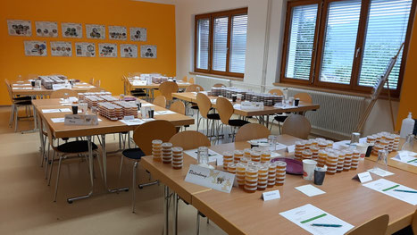 An der Kärntner Imkerschule fand die sensorische Bewertung der Honige statt.
