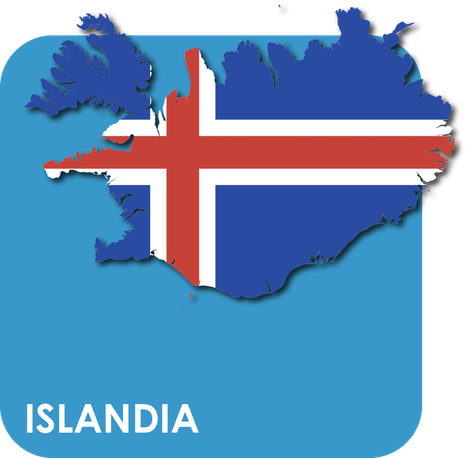 islandia - Mapas y Banderas